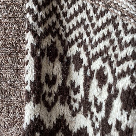 AMERICAN EAGLE Brown long cardigan small - Picture 3 of 5